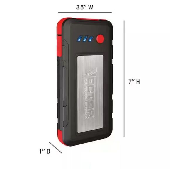 Vector 1600A LithiumvJump Starter USB Power Bank - Picture 8 of 16